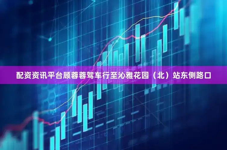 配资资讯平台顾蓉蓉驾车行至沁雅花园（北）站东侧路口